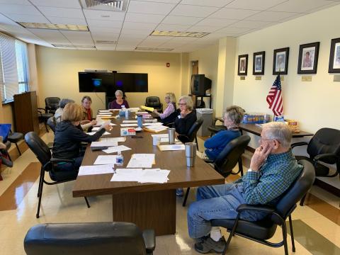 Submitted photo. Volunteers attended a training session last week in preparation for the opening of the new Community Dental Clinic, spearheaded by The Rotary Club of Clayton. 
