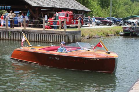 File photo. The public will have a chance to view historic wooden boats at Lake Burton Sunday afternoon.