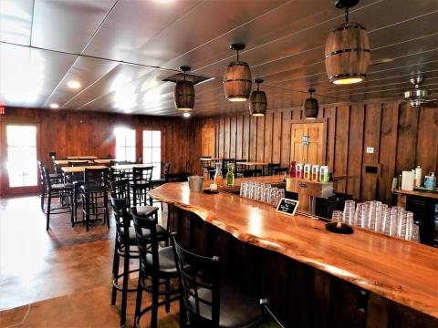 Submitted photo. Moonrise Distillery in Clayton recently opened their new Speakasy Bar and Cocktail Patio.