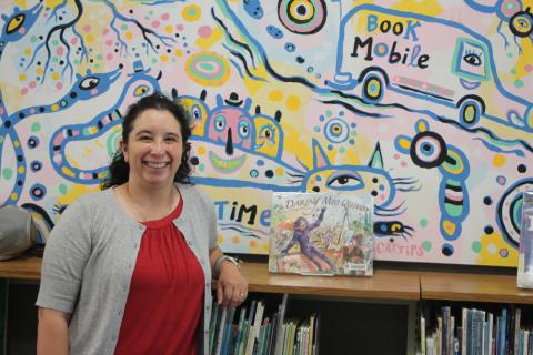 Megan Broome/The Clayton Tribune. Dyana Costello Banks is the new Library Manager at the Rabun County Public Library. Her first day was May 24. She said her mission is to be hands-on with patrons and interact with them as they browse for books to maximize a positive experience at the library. 