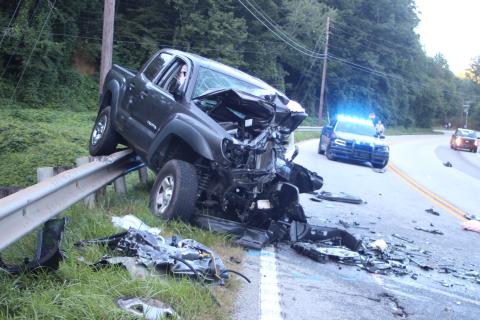 Megan Broome/The Clayton Tribune. A Rabun County Detention Center officer, Courtney Faith Zajdowicz, 26 of Clayton, died Wednesday in a two-vehicle accident near George Eller Curve North of Clayton.  