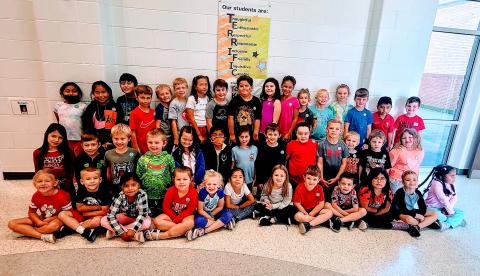 Submitted photo. Kiwanis has been doing the Terrific Kids program in Rabun County for seven years. Students work with their classroom teacher to establish goals to improve behavior, peer relationships, attendance or schoolwork. All students who achieve their goals after a specified time are recognized as Terrific Kids.