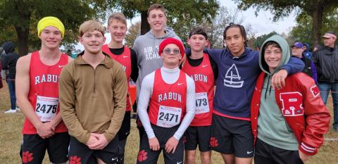 Photo courtesy of Rabun County High School The Rabun County boys finished17th at the state Class AA cross-country meet in Carrollton.