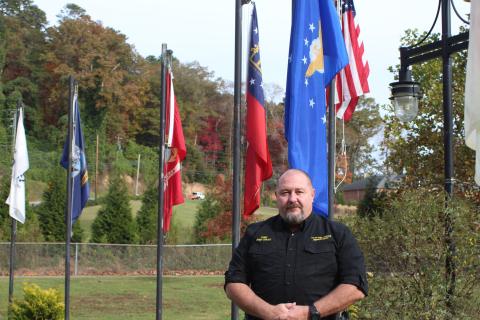 Submitted photo. Andy Strait served active duty in the United States Air Force from 1989-1993 and then in the reserves until 1995 as a police officer. 