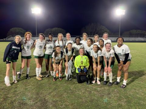 TFS Athletics. Lady Indians cap soccer season with win on senior night. 