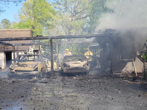 Megan Broome/The Clayton Tribune. The cause of a structure fire in Clayton is under investigation by the Georgia State Fire Marshal’s Office, according to a statement from Rabun County Fire Services. 