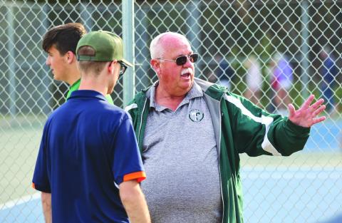 Photo courtesy Austin Poffenberger. Randy Morris will become the Tallulah Falls School Tennis Youth Development coordinator after 20 years as the tennis program’s coach. The 2022 TFS boys and girls teams made it to state.