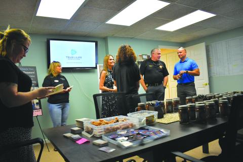 Enoch Autry/The Clayton Tribune. The newly opened Choices Pregnancy Center on Main Street Clayton provides programs to expectant mothers and assistant after the birth.