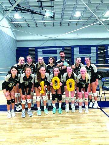 TFS Athletics. The Tallulah Falls varsity volleyball team celebrates Coach Matt Heyl’s 100 career wins with TFS. Heyl has led the squad to three 20-plus win seasons, including a school record 31 wins in 2018.