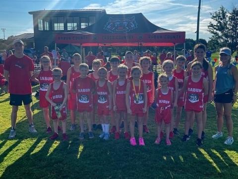 Photo courtesy of Ed Eidson. The Rabun County Recreation Department cross country team finished their first meet of the 2022 season with three medalists. This is the second season for the rec cross country team.