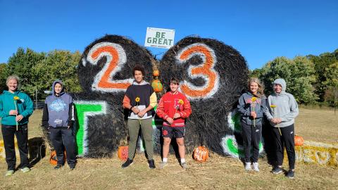 Courtesy of April Adcock. The cross country seniors during the Harrier Harvest on Tuesday. Tallulah Falls will host the region cross country championships on Thursday, Oct. 27 starting at 4:00 p.m.