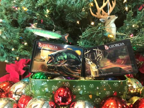 Courtesy of Aubrey Pawlikoski. The Georgia DNR has three different types of hunting or fishing licenses that are perfect for the outdoorsy person on your Christmas list. Buying a license helps the Wildlife Resources Division maintain fishing areas as well as managing the animal herds.