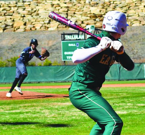 Enoch Autry/The Clayton Tribune. Rabun Gap and Tallulah Falls baseball faced off against each other on Saturday, Feb. 18 for one of the first games of the season. Rabun Gap got the better of TFS with a 12-2 victory. 