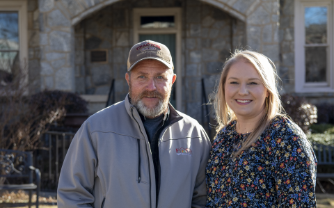 Submitted photo. Aaron Holt (left) and Kayla Talley were recognized as F.A.I.T.H’s “Employees of the Year.” Nominations were submitted by the staff.