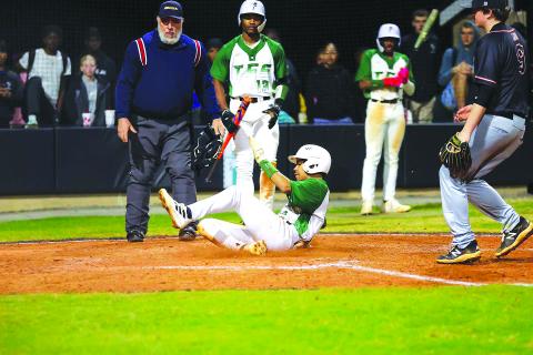 Courtesy of Austin Poffenberger. Frankie Moree has led Tallulah Falls School to a 3-2 record with a .455 batting average, including four hits and a home run on Wednesday, Feb. 22, against East Jackson.