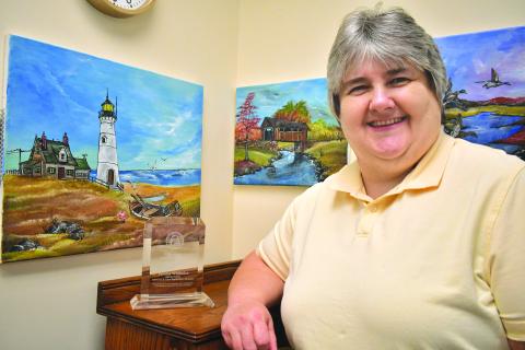 Megan Broome/The Clayton Tribune. Rabun County Elections and Voter Registration Director Tammy Whitmire was awarded the 2023 Ann Hicks Award recognizing outstanding accomplishments in elections administration. The award is presented to one individual out of Georgia’s 159 counties each year. 