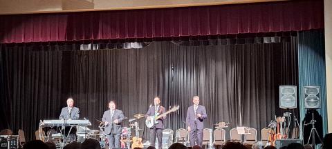 Megan Broome/The Clayton Tribune.  Dixie Echoes performs last Saturday night at the Rabun County Civic Civic during the second annual North Georgia Sing Gospel Music concert held in Clayton June 2-3.