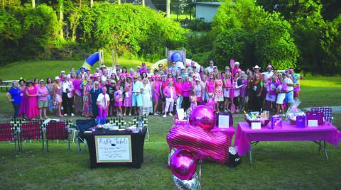 Enoch Autry/The Clayton Tribune. More than 100 dressed the part of either Barbie or Ken to watch the new film at the Tiger Drive-In on Aug. 4. Additionally, almost $7,000 was raised to support F.A.I.T.H. by the group wearing a lot of pink.