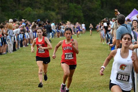 Wade Cheek/The Clayton Tribune. Lady Cat senior Itzia Vasquez placed 32nd in the girls 5000-meter race of last Thursday’s Mountain Invitational. The Wildcats will soon host their home meet in Tiger on Oct. 12 with junior varsity running first at 4:30 p.m. 