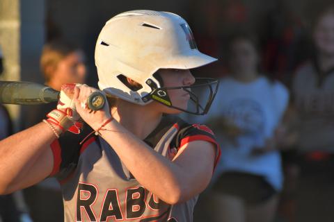 Wade Cheek/The Clayton Tribune. Senior shortstop Mili Watts cracked two doubles in Tuesday’s loss against Elbert County. The Lady Cats will look to bounce back against region opponent Athens Christian today at 5:30 in Athens. 