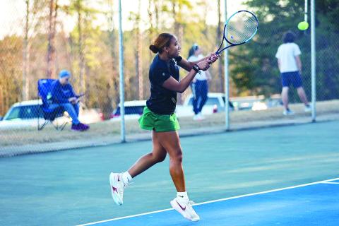 TFS Athletics. Ariel Kelsick, reigning Singles Player of the Year, returns to help lead the Lady Indians, who won the Class A Division I Region 8 championship last season.
