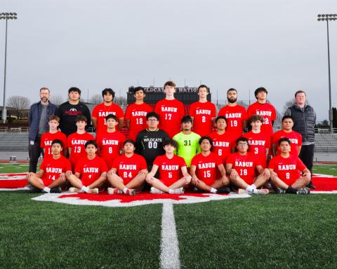 Submitted. The RCHS boys soccer team includes Jesus Vargas, Christopher Olvera Lopez, Cameron Blalock, Cody Woodard, Rodolfo Ramos Rios, Andres Villagomez, Christian Avila Lazaro, Jasol Tecu, Alan Balderas, Victor Tecu, Enrique Tecu, Mason Brautigan, Roberto Diaz, Gavin Dodd, Bryan Avila, Moises Figueroa, Clayton Blalock, Jack Vepraskas, Brian Vargas Lopez, Miguel Suarez Sanchez, Joseph Merino and Brian Bohorquez. Assisting Brad Holcombe with the Wildcats’ soccer program is Kyle Rolader.