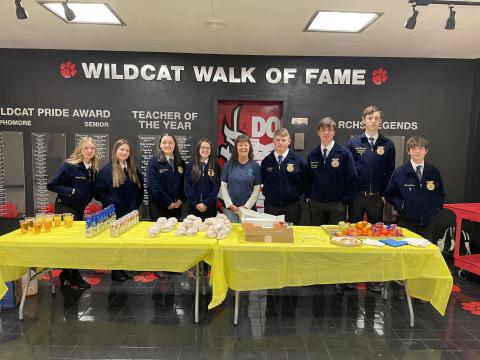 Photos courtesy of Rabun County FFA. The Rabun County FFA celebrated FFA Week locally in February.