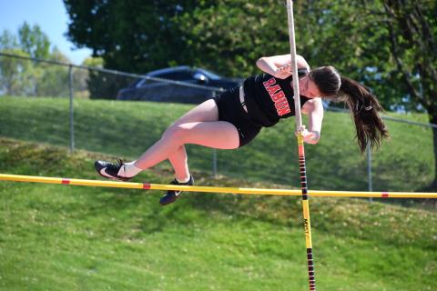 Wade Cheek/The Clayton Tribune. Lady Cat senior Molly Mazarky. 