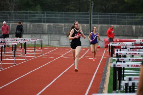 Wade Cheek/The Clayton Tribune. RCHS senior Molly Mazarky during the ninth-annual Bo James Invitational on Saturday, March 23. 