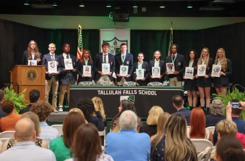 TFS Athletics. Tallulah Falls Indians and Lady Indians on the TFS “Next-Level Indians” list that now has approximately 90 members this year are seniors Adrijana Albijanic, Austin Ball, Makhi Edgecombe, Ariel Kelsick, Sam Ketch, Henry Rickman, Iva Ristic, Julianne Shirley, Caden Walker, Brianna Walter, Ashlyn Yaskiewicz and Skylyn Yaskiewicz.