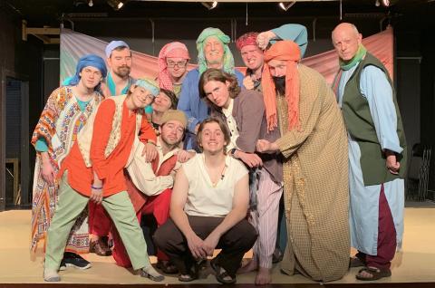 Photo courtesy North Georgia Community Players. The cast from “Joseph and the Amazing Technicolor Dreamcoat” will perform this weekend in Dillard.