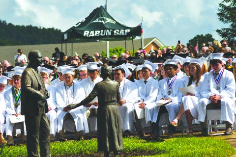 Enoch Autry/The Clayton Tribune. One hundred two students graduated from RGNS on May 19.