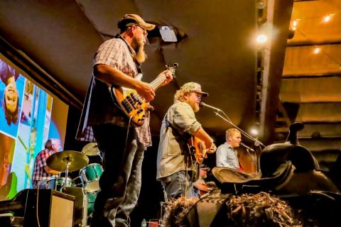 Submitted photo. Blue Ridge Lonesome performs at July 20 Blue Jean Ball fundraiser for the Mountain Learning Enrichment.