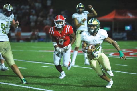 Submitted. 2024 RGNS senior during last year's 35-24 win over Baylor School. 