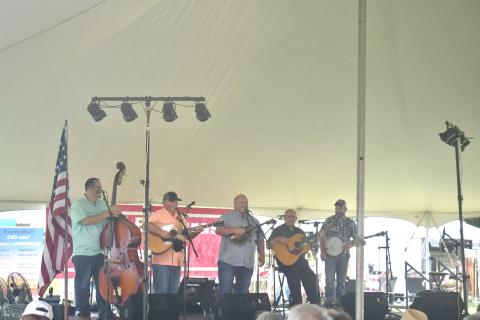 File photo. Curtis Blackwell and the Dixie Bluegrass Boys are scheduled back again this year at the 27th Dillard Bluegrass Benefit Festival at Dillard City Hall Fairgrounds Friday, Aug. 2, and Saturday, Aug. 3. 