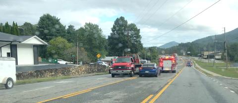 Tony Penrose/The Clayton Tribune. A two-vehicle crash on Ga. 15 at Franklin Street in Dillard on Sept. 13 resulted in the death of 80-year-old Ralph Ratta. The crash remains under investigation. 