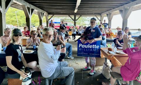 Submitted photo. Clayton’s Paulette Williams, a UGA graduate, retired VA nurse, diabetes educator, and a member of the “Fab Four” Democrat women running for Georgia State seats, spoke passionately about her reasons for seeking elective office in Georgia.