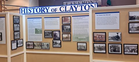 Megan Horn/The Clayton Tribune. Visit the informative new display featuring the History of Clayton at the free Rabun County Historical Society Museum located at 81 North Church Street, Clayton.