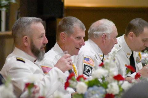 File photo/Enoch Autry/The Clayton Tribune. The annual Veterans Appreciation Dinner in 2023 filled the Rabun County Civic Center. This year the dinner is scheduled from Thursday, Nov. 7, at the 201 W. Savannah St. in Clayton. The program begins at 6 p.m.