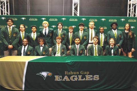Submitted. So far this winter, 19 Rabun Gap senior student-athletes have already signed their national letters of intent to continue their athletic careers at the collegiate level.