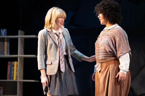 Photos courtesy Rabun Gap-Nacoochee School. Abby Hartridge ’26 of Clayton, Ga. as Matilda and Savanna Jones ‘25 as Mrs. Phelps in “Matilda the Musical” at Rabun Gap-Nacoochee School. 