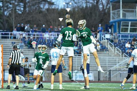Wade Cheek/The Clayton Tribune. The Rabun Gap-Nacoochee School boys lacrosse team defeated Lovett School 8-2 on Saturday, March 15. The Eagles recently fell 8-5 to Baylor School (Tenn.) on Monday, March 18. 