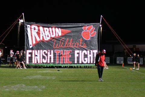 Enoch Autry/The Clayton Tribune. Former Rabun County football head coach Michael Davis steps into Frank Snyder Memorial Stadium for a Saturday bout with Providence Christian Academy during the Wildcats 2024 season. Davis recently announced his retirement as head coach. 