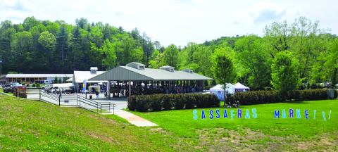 File photo/Megan Horn/The Clayton Tribune. Visit Sassafras this weekend and find original, hand-made works of art from countless artists and exhibitors. It is produced by the North Georgia Arts Guild and the free admission event is Saturday, April 26, from 10 a.m. to 5 p.m. and Sunday, April 27, from 10 a.m. to 4 p.m. at the pavilions behind the Rabun County Civic Center, 201 W. Savannah Street, Clayton.