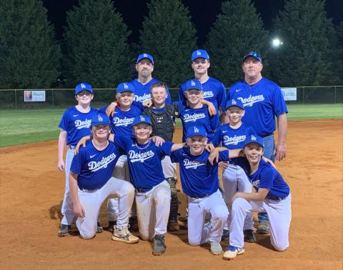 Submitted. The Dodgers of Rabun County Little League won this year’s 12-and-under division. 