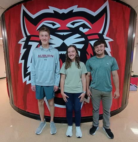 Megan Horn/The Clayton Tribune. Rabun County High School recently announced its top 3 students for the Class of 2025. G.B. Anderson is valedictorian, McKenzie Hutcheson is salutatorian and Parker Smith is historian. 