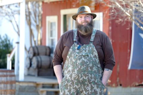 Photo courtesy the Food Network. Kyle Bryner, owner of Blue Hound Barbecue & Grill in Dillard, will be one of the contestants on the Food Network’s “BBQ Brawl” contest.
