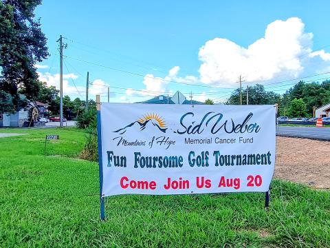 Megan Horn/The Clayton Tribune. The Sid Weber Memorial Cancer Fund Mountains of Hope “Fun Foursome Golf Tournament” tees off on Wednesday, Aug. 20. Community members have the opportunity to support the 501(c)3 nonprofit by playing in the tournament or becoming a sponsor. 
