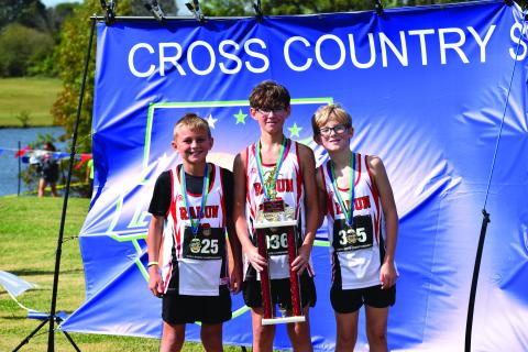 Submitted Photo. Rabun County recreation 12U boys pose with state runner-up trophy.
