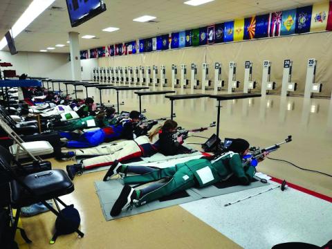Submitted Photo. Senior Mitchell McGahee leads the Tallulah Falls School rifle team into its new season.